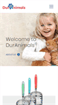 Mobile Screenshot of duranimals.com